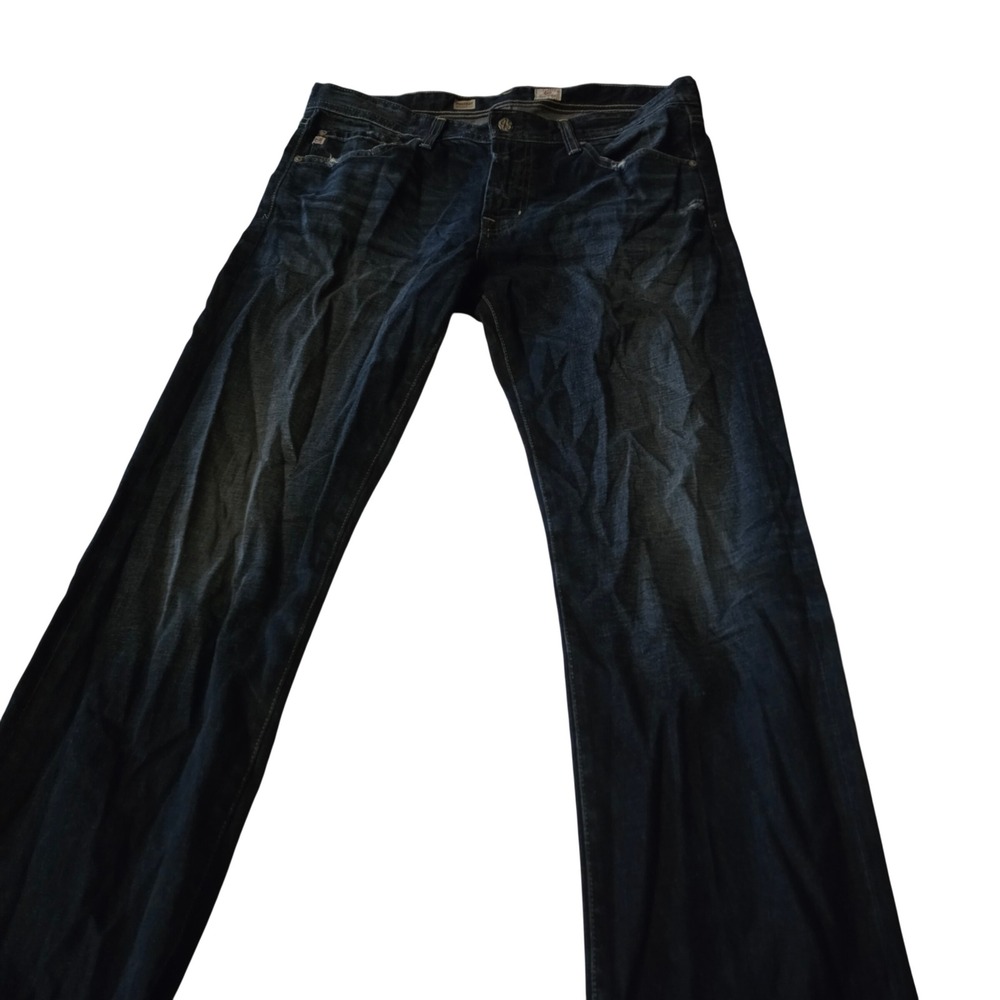 AG Adriano Goldschmied Protege Straight Leg Dark Wash Cotton Jeans Size 33